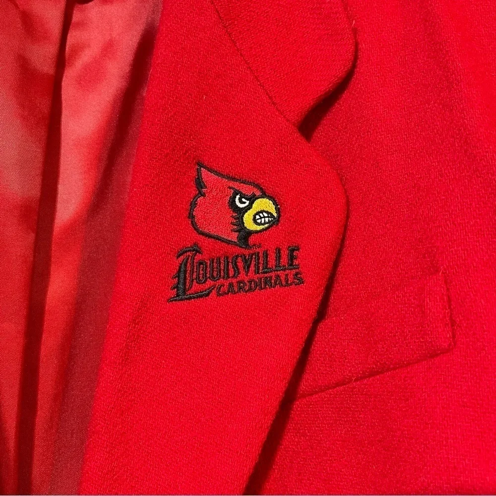 Requirements Vintage University Of Louisville UofL Size 10 Coaches Sport Coat